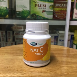 Nat c 1000 - bổ sung vitamin c tăng sức đề kháng -  lọ 30 viên - ảnh sản phẩm 1