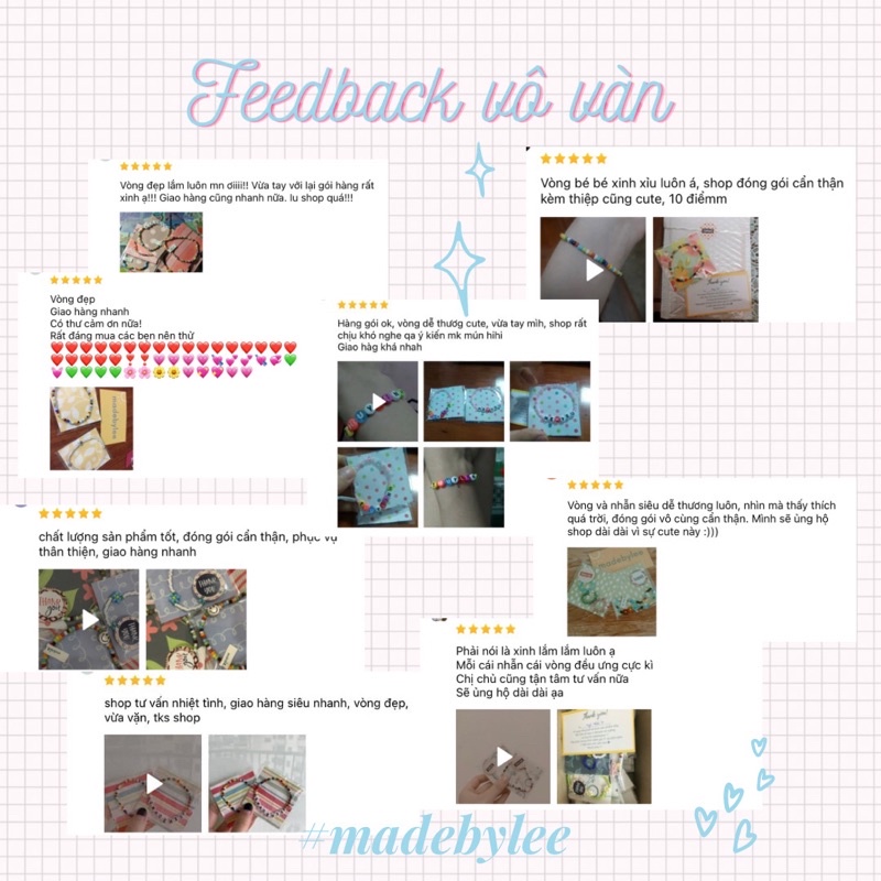 Vòng tay hạt cườm, Vòng tay Joy Sooyoung Red Velvet 😍 MADEBYLEE