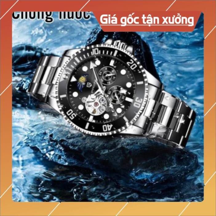[Chính Hãng 100%] Đồng Hồ Cơ Nam PAGINI Automatic PA9223 - Đồng hồ thời trang nam Dây Thép không rỉ 