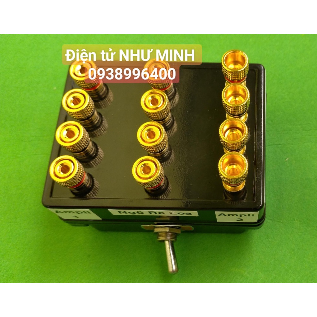 BỘ CHUYỂN CẦU LOA – BỘ CHUYÊN AMPLI 2 AMPLI ra 1 CẶP LOA