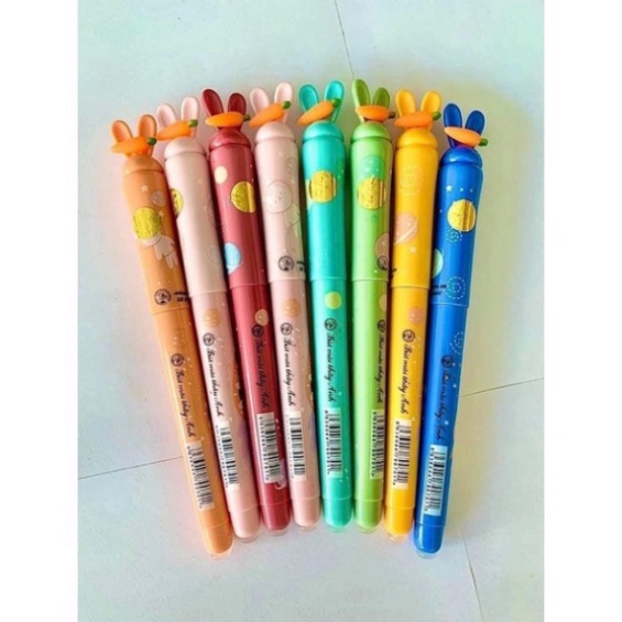 Bút mực xoá được dành cho bé mới tập viết  Bút rèn viết chữ đẹp có 3 màu tím - đen - xanh