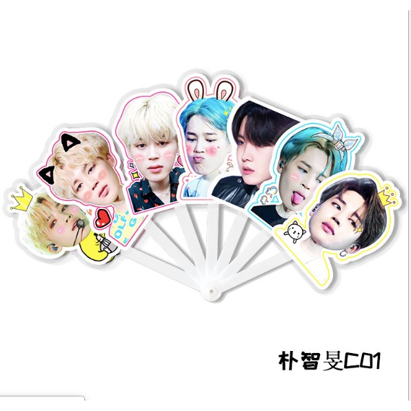 Quạt xòe đầu to thành viên Bangtan | BigBuy360 - bigbuy360.vn