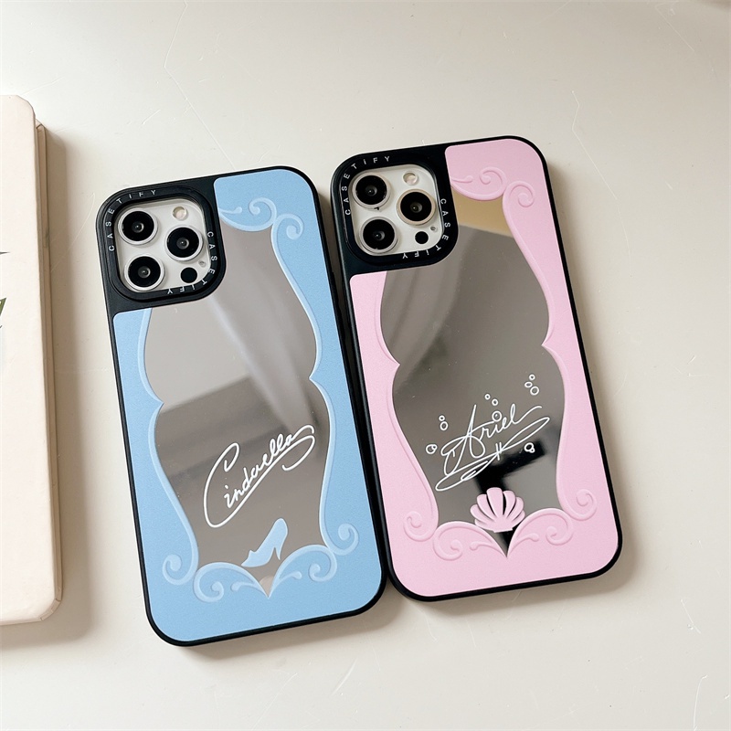 Ốp Điện Thoại Silicone TPU Chống Sốc In Hình Công Chúa Disney Cho iPhone 11 13 12 14 Pro Max 7 8 Plus XR X XS Max