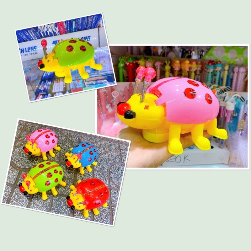 Đồ chơi Bọ Cánh Cam dùng pin biết đi, có đèn và âm thanh cho bé
