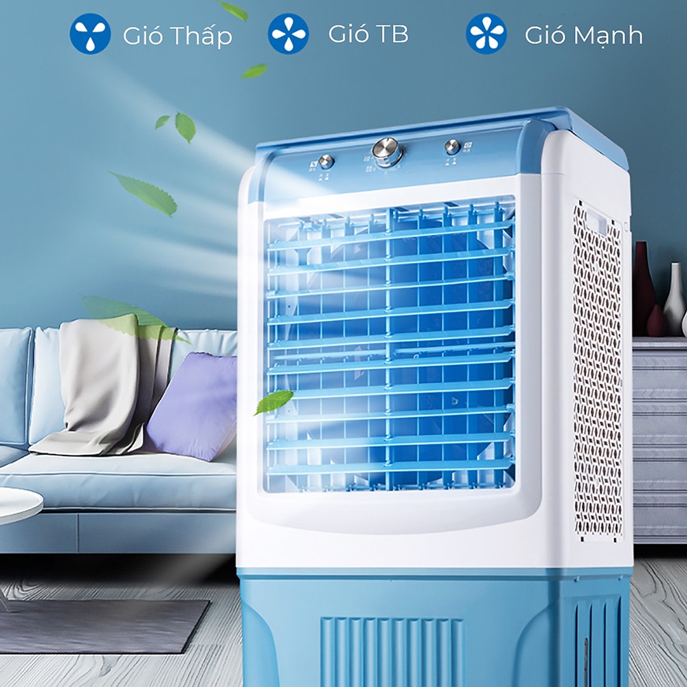 Quạt Điều Hoà ABG HS-588 Dung Tích 45l Chuyên Dụng, Máy Làm Mát Công Suất 130W