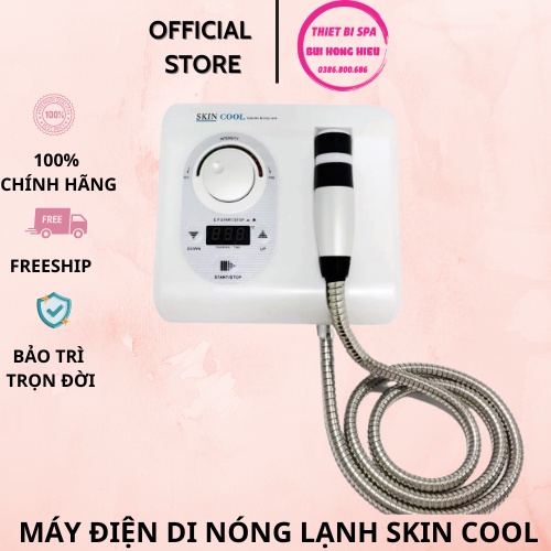 Máy điện di nóng lạnh Skin Cool chuyên dùng cho spa, bảo Hành 12 tháng