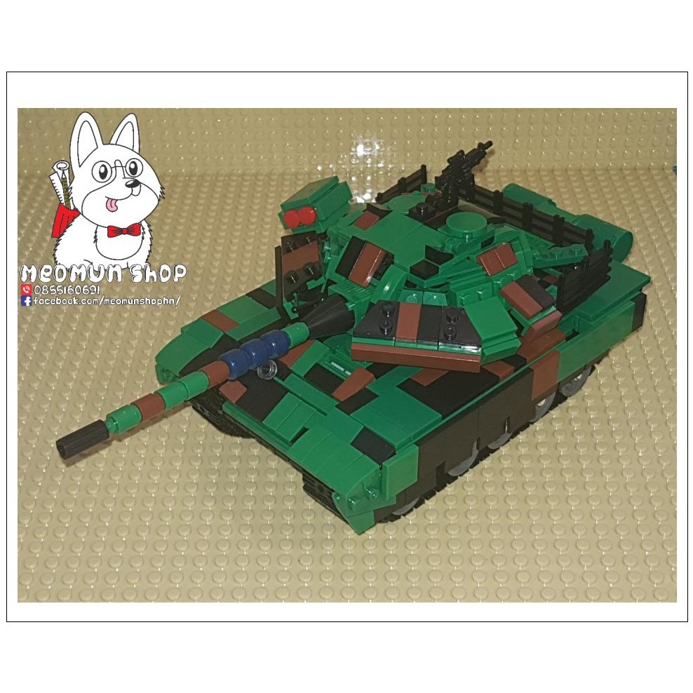 Lego - xe tank T54M3 việt nam - hàng thủ công bằng tay do Việt Nam sản xuất