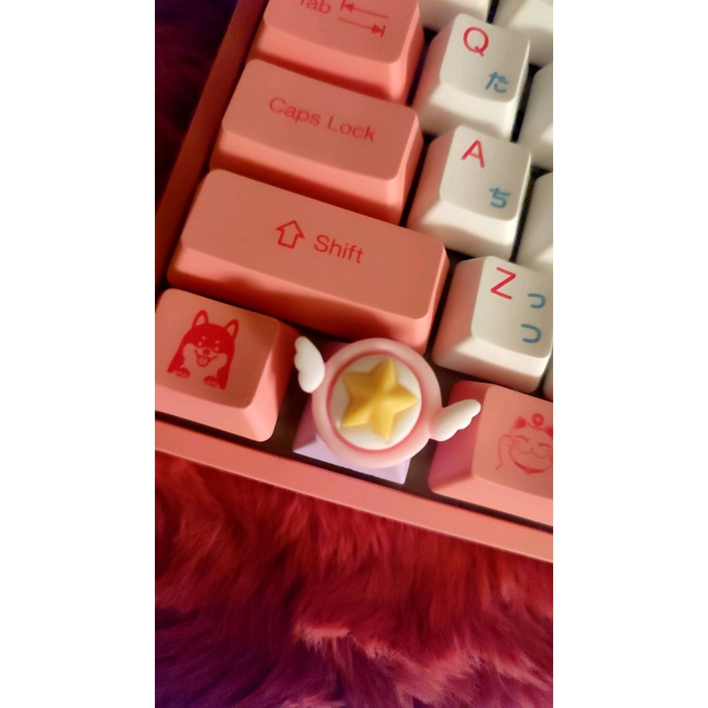 Keycap Ngôi Sao Sakura Đẹp HOT Nhất 2022