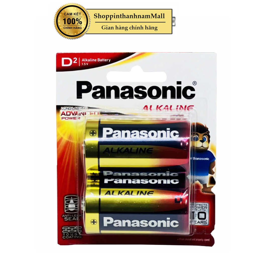 Pin đại Panasonic alkaline LR20T xuất xứ Nhật Bản dung lượng cao