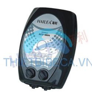 Máy sủi 2 vòi hãng Hailea 6604. Sủi khí chạy êm cung cấp oxy cho bể cá