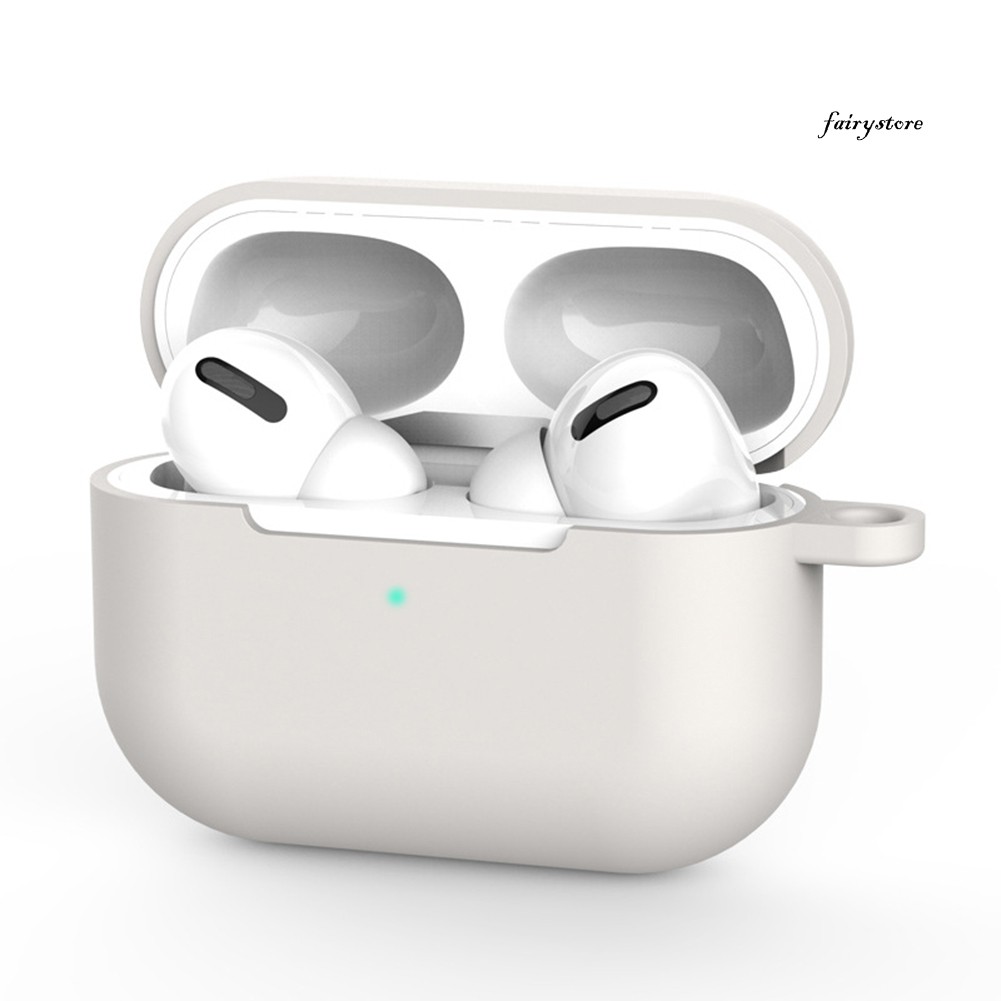 Fs Vỏ Silicon Bảo Vệ Hộp Sạc Tai Nghe Không Dây Air-pods Pro 3