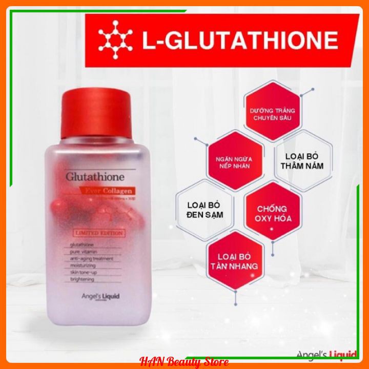 Freeship - Hàng Chuẩn Hàn - Viên Uống Trắng Da Glutathione Ever Collagen 7Day Angle’s Liquid | BigBuy360 - bigbuy360.vn