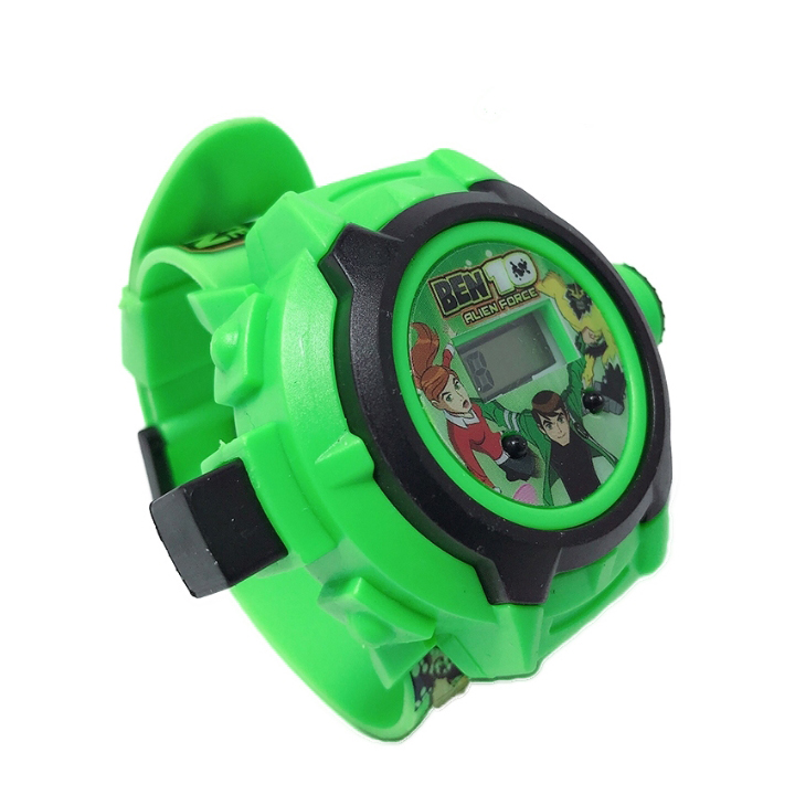 BỘ ĐỒ CHƠI ĐỒNG HỒ BEN10 CHIẾU TƯỜNG 24 NHÂN VẬT ESB0014 - ẢNH TỰ CHỤP