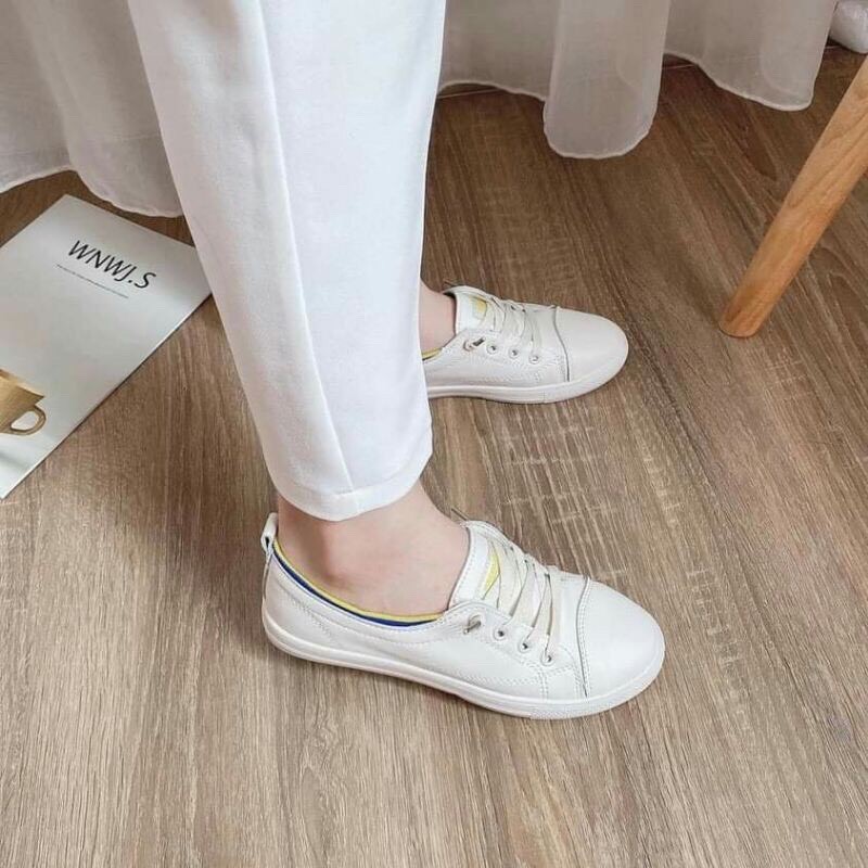 Giày lười thể thao giả dây cổ phối màu cực xinh hàng chuẩn loại 1 hottrend 2020 -TT12