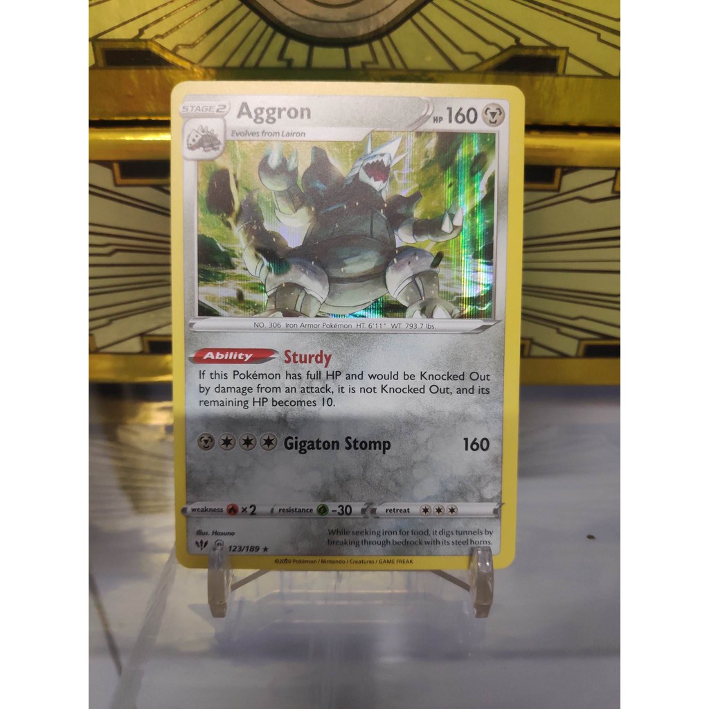 [ Dưa Hấu Yugioh ] Lá bài thẻ bài Pokemon Aggron