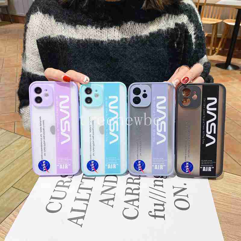 Ready Stock For Samsung Galaxy A51 A71 4G A50 A50s A30s A70 Note 20 Ultra 10 Plus S20 S10 S9 S8 Plus Inns Contrasting Matte All-inclusive Lens Protector Tide Brand Case Astronaut Anti-fall Back Cover