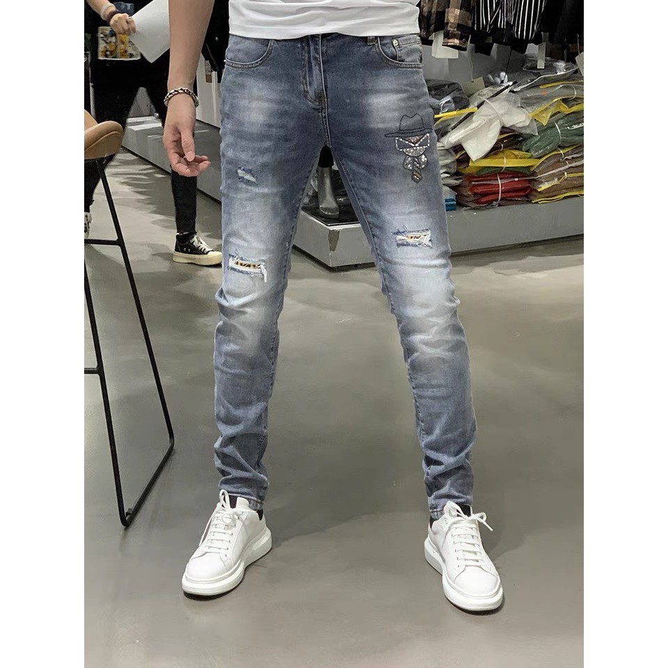 Quần Jean Nam - Quần Bò Nam co dãn ôm form tôn dáng chuẩn, quần jean thời trang cao cấp nam Muradfashion mẫu NT501 | BigBuy360 - bigbuy360.vn