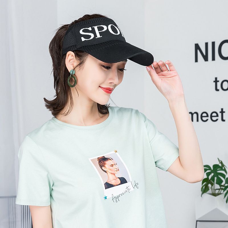Mũ lưỡi chai nữ - mũ phớt nửa đầu thể thao Sport