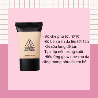 Kem nền 3ce back to baby