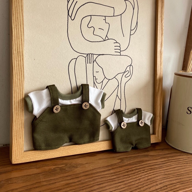 OUTFIT DOLL bộ rêu cho doll 10cm 15cm & 20cm