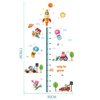 Decal thước đo giao thông vui nhộn