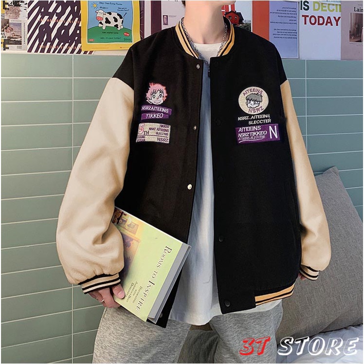 [Video + Ảnh Thật] Áo Khoác Bomber Freesize Unisex form rộng style Ulzzang | BigBuy360 - bigbuy360.vn