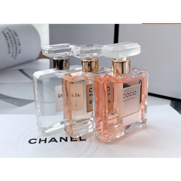 CHANEL Christmas limited three-piece box luxury gift box 7.5ml No nozzle wooden box packaging
