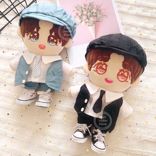 Tiểu Chiến Xiao Zhan Bts Exo Búp Bê Nhồi Bông Hình Thám Tử Kpop Kích Thước 20cm