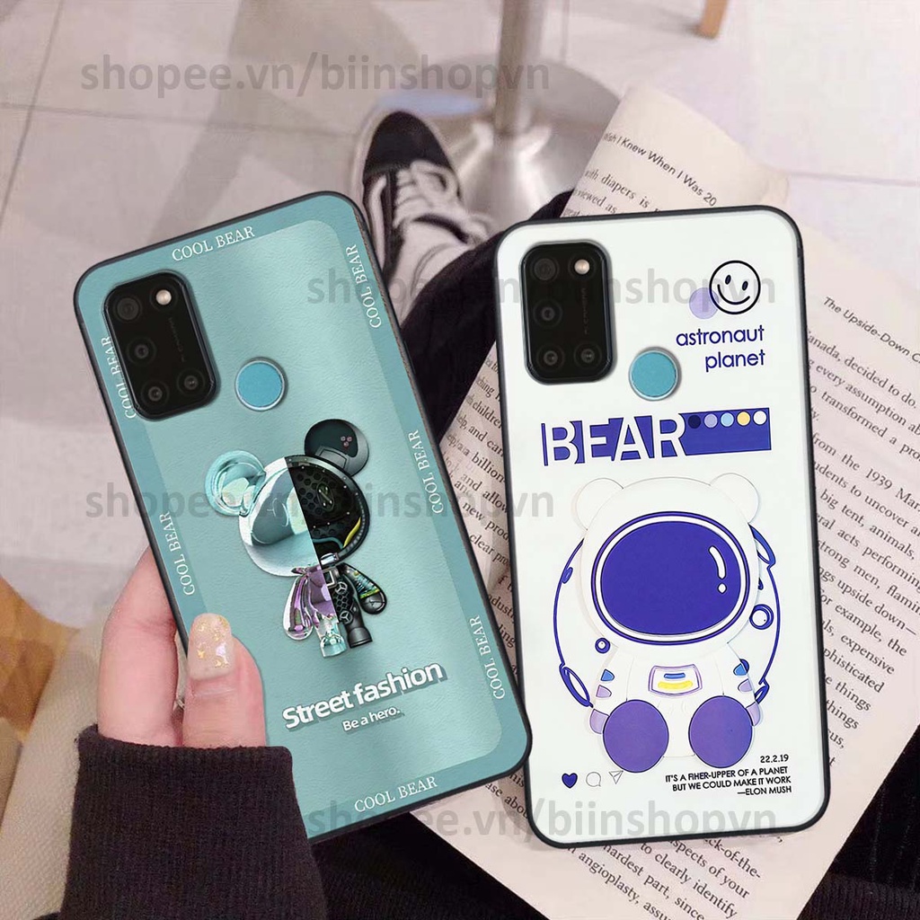 Ốp Realme C17 / 7i hình gấu bear brick đẹp độc lạ, thời trang, cá tính