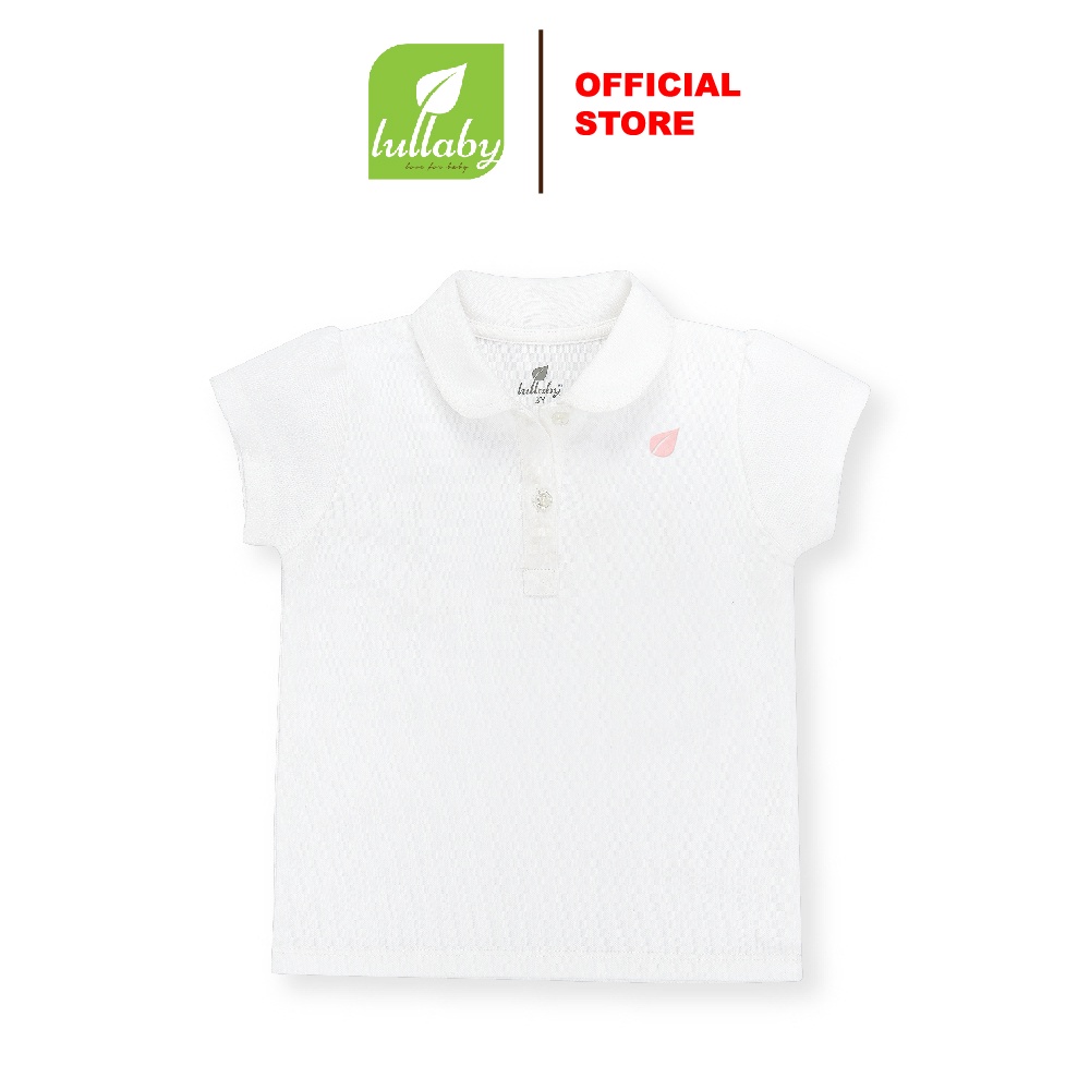 LULLABY - Áo polo cộc tay bé gái NH368M