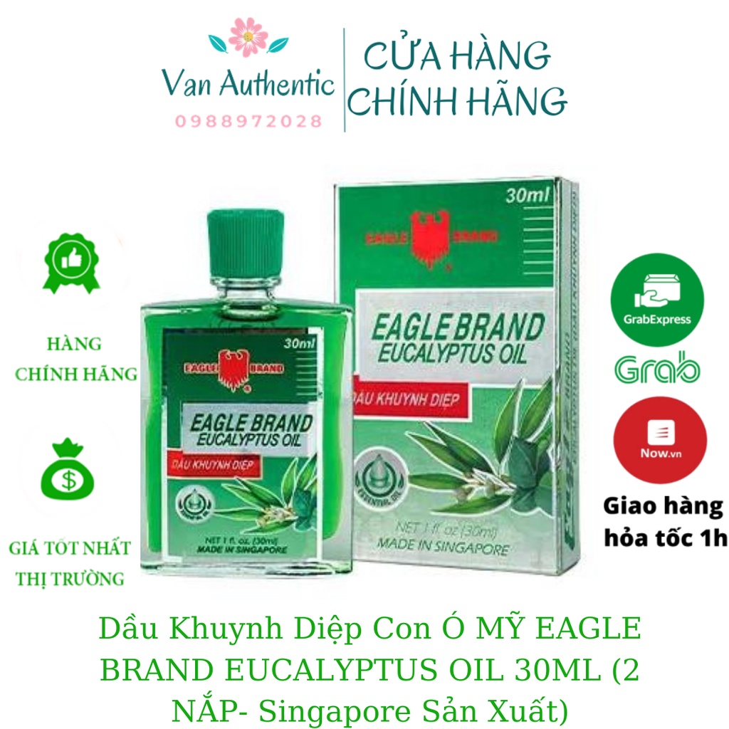 Dầu Khuynh Diệp Con Ó MỸ EAGLE BRAND EUCALYPTUS OIL 30ML