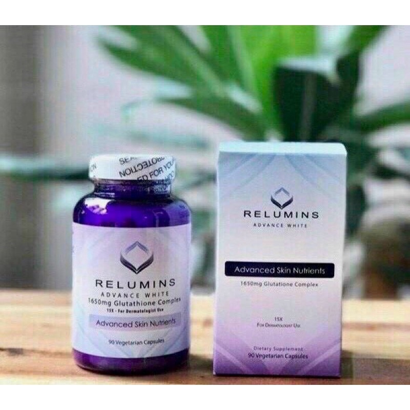 ♥️🌹 Viên Uống Trắng Da Relumins Advance White 1650mg 90 Viên của Mỹ