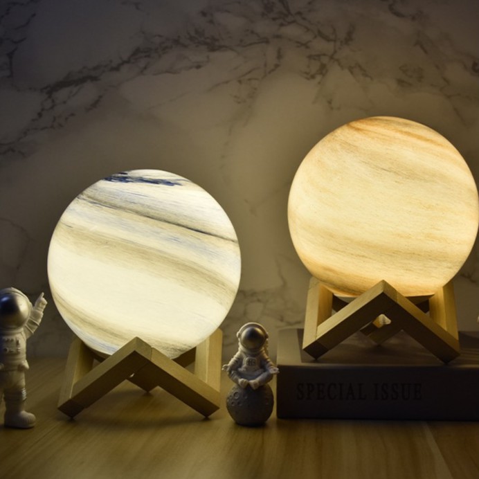 Đèn trang trí phòng để bàn hình hành tinh - Decor phòng cực đẹp - BinaShop