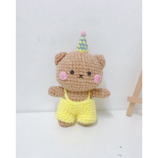 Thú bông bằng len nhung handmade