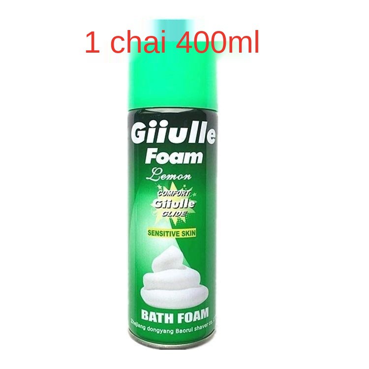 Bọt cạo râu 400ml dung tích siêu lớn làm mềm kem gel cotton slime