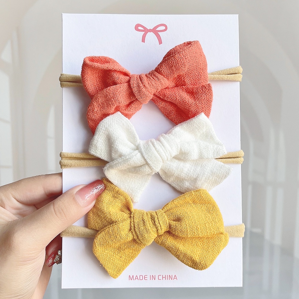 Set 3 băng đô KIDSBOWS mềm mại xinh xắn cho bé gái