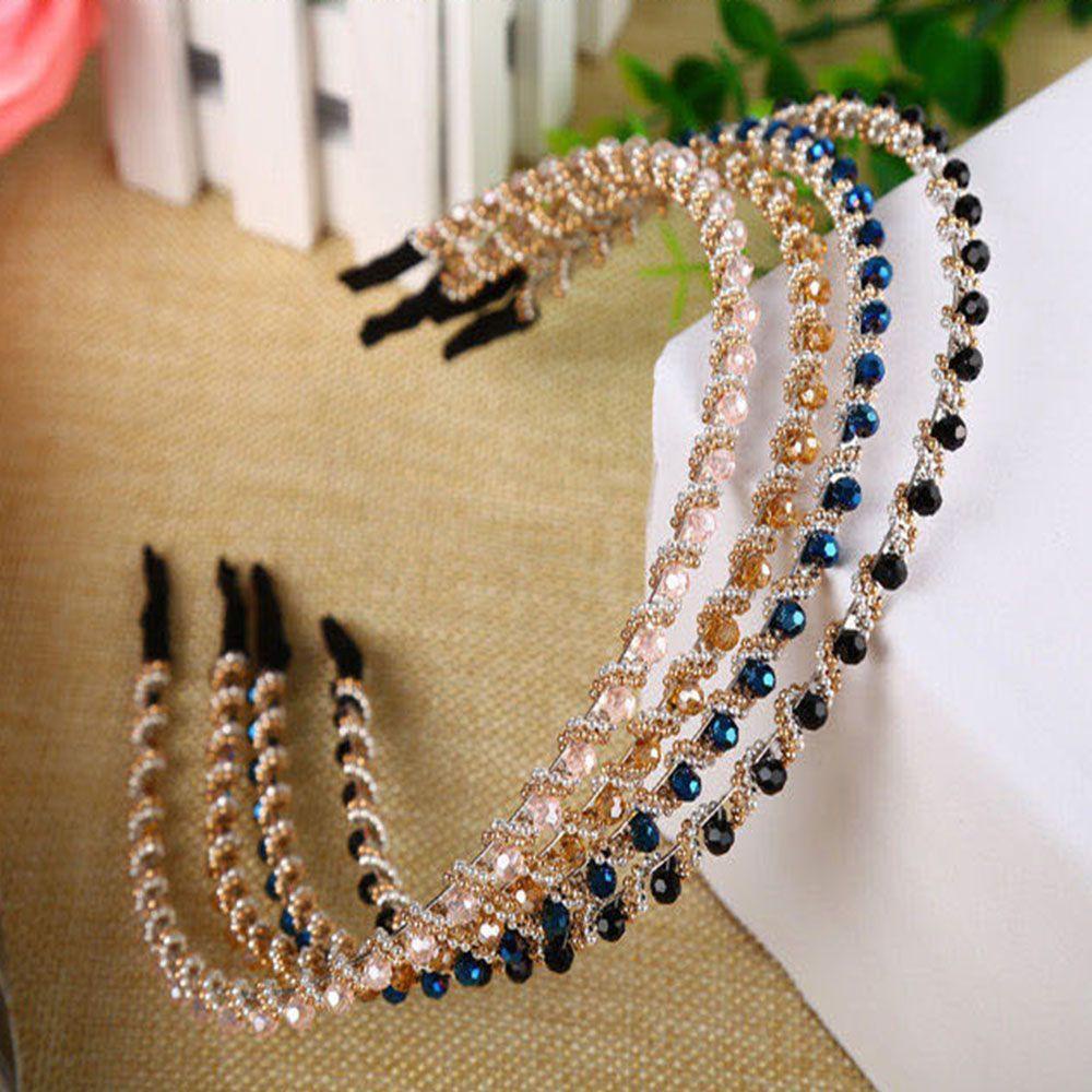 Dây Cột Tóc Kim Loại 1 Cái 4 Màu Tùy Chọn