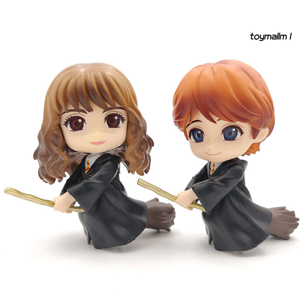 toymall 6Pcs Cartoon Harry Potter Series Figure Model Dolls Baking Cake Decor Ornaments