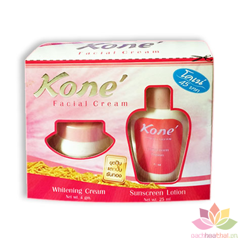 Bộ kem chốnǥ nắng và làm trắŉg Facial Crea Kone (Thailand)