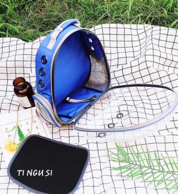 Balo Phi Hành Gia Trong Suốt Cho Chó Mèo