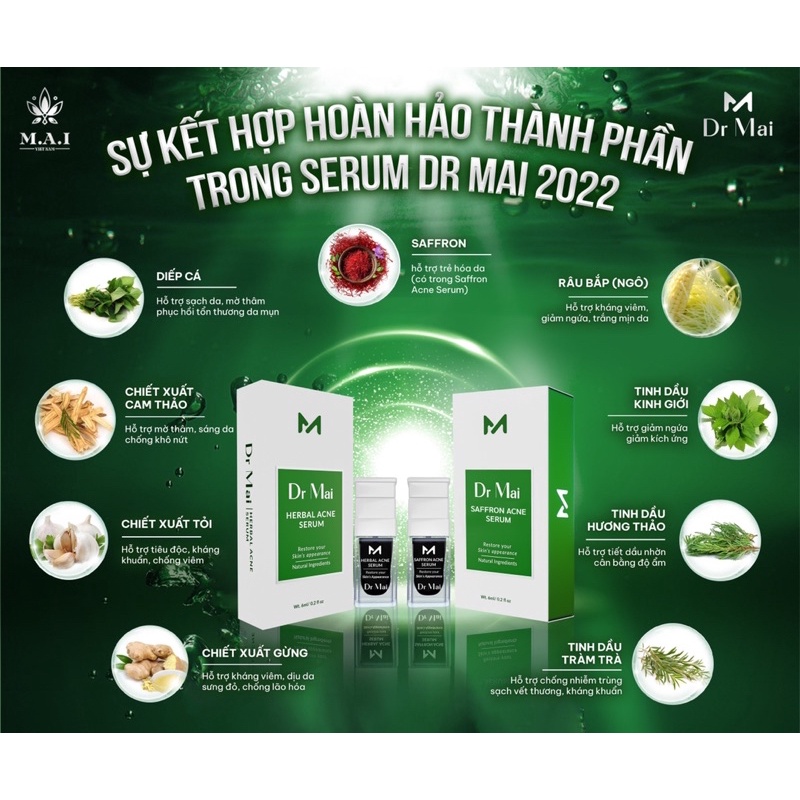 Dr mai, Tri mụn Dr Mai 5ml, lựa chọn hiệu quả cho da mụn.
