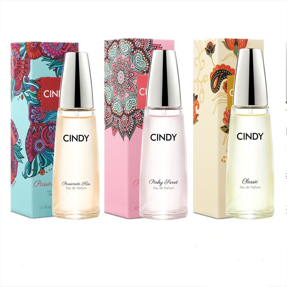 Nước hoa Cindy 30ml, 50ml các mùi hương Classic, Golden Luxury, Passionate Kiss, Pinky Sweet