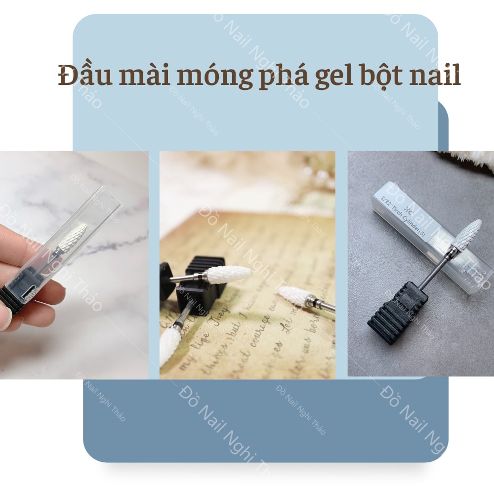 Đầu mài móng phá gel bột nail