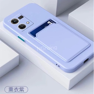 Ốp Điện Thoại TPU Mềm Nhiều Màu Sắc Có Ngăn Đựng Thẻ 2022 Reno 7 4G 7 7Z 5G OPPO Reno7 4G
