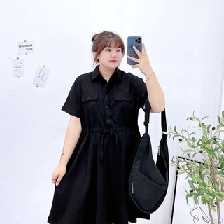 Plus Size Quá Khổ 150KG Phong Cách Hàn Quốc Nữ Tay Ngắn Phong Cách Trung Bình