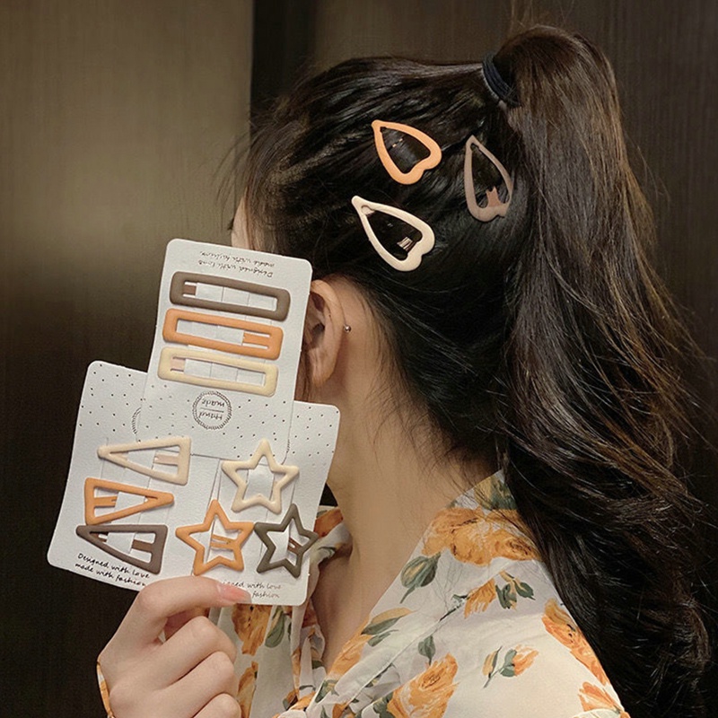 Set 3 Kẹp Tóc Hình Ngôi Sao Và Mặt Trăng Dễ Thương Cho Bé Gái