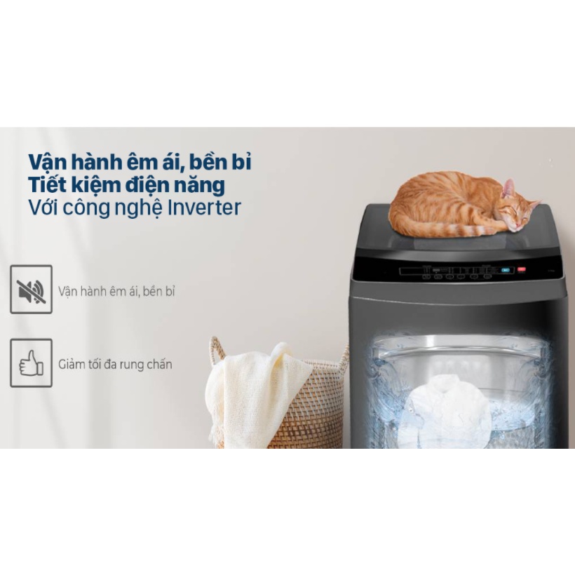 WT-95I68DGA MIỄN PHÍ CÔNG LẮP ĐẶT Máy giặt Casper Inverter 9.5 kg WT-95I68DGA Mới 2021