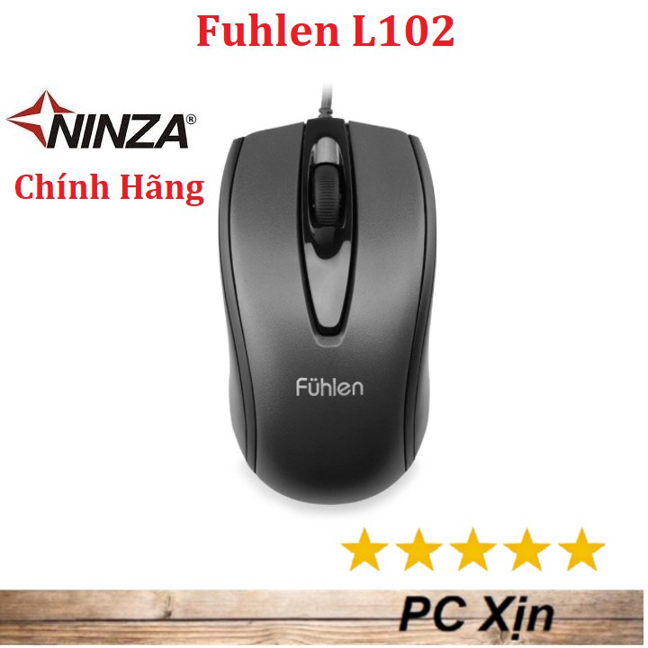 Chuột Game Fuhlen L102 Hồng pink / Đen (Chính hãng tem Ninza chống giả)