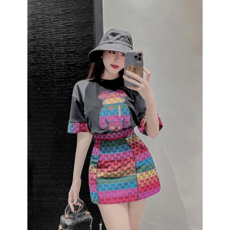 [ NEW COMBO ] (TOP&amp;SKIRT) SET ÁO TOP/ VÁY COTTON, KATE BỐ, ĐỦ CÁC SIZE, PHỐI MÀU TRẺ TRUNG/ NĂNG ĐỘNG/ HIỆN ĐẠI, MẶC CỰC