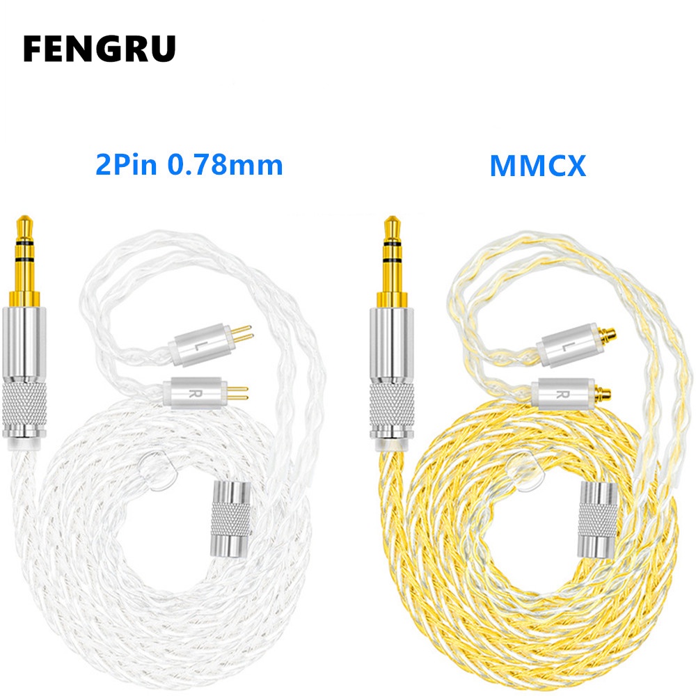 Dây Cáp Nâng Cấp 8 Pin 0.78mm MMCX Cho SE315 SE535 SE846 Aria S8 Titan s